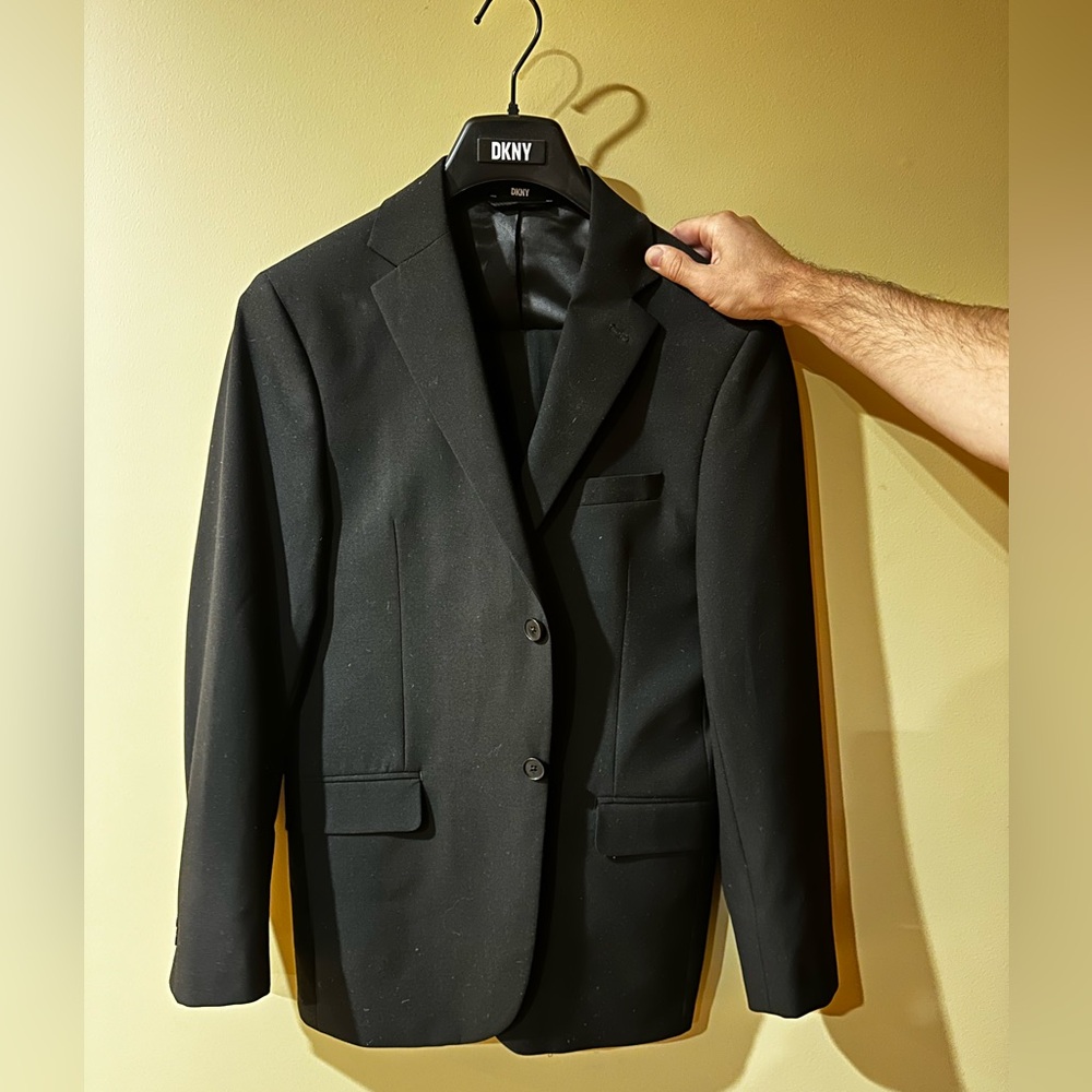 DKNY Black Suit Slim Fit